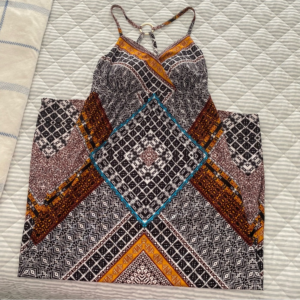 INC International Concepts Tribal Print Maxi Dress